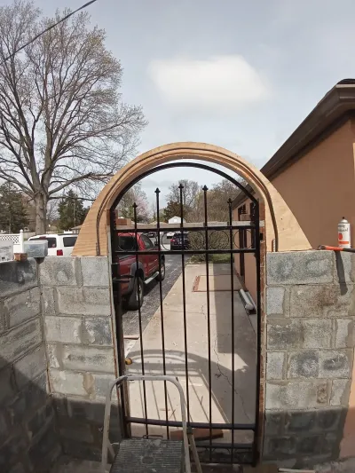 Masonry Entry Arch