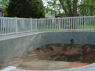 Pool Shell in Progress